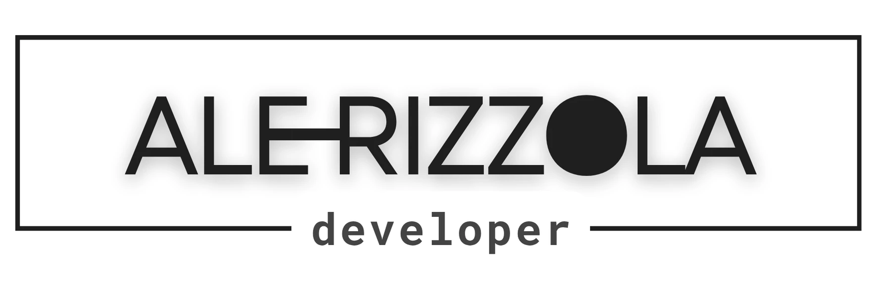 Logo Alessandro Rizzola - Web Developer Freelance Milano